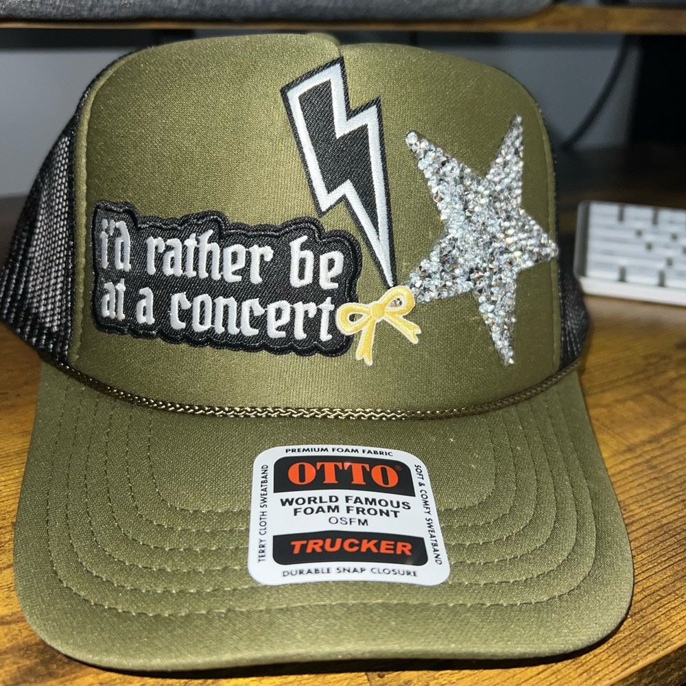 Custom Olive Green Trucker Hat